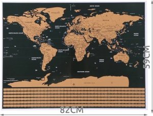 Iso Trade Mapa świata - zdrapka z flagami + akcesoria 23442 16