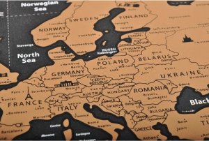 Iso Trade Mapa świata - zdrapka z flagami + akcesoria 23442 9