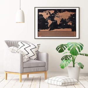 Iso Trade Mapa świata - zdrapka z flagami 23443 10