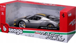 Bburago Ferrari 296 GTB Assetto Grey/Yellow 1:18 BBURAGO 6