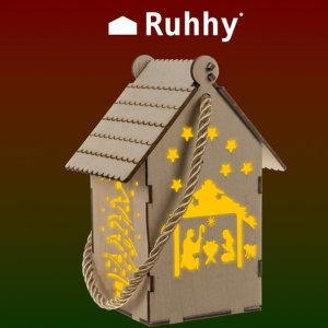 Dekoracja świąteczna Ruhhy Lampion LED- adwentowy Ruhhy 22163 11