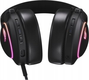 Słuchawki Asus ROG Delta II Czarne (90YH03W0-BHUA00) 5