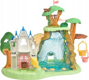 Figurka Epoch Sylvanian Families - Wyspa z wodospadem Secret Forest + figurka pieska husky (5761) 3