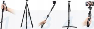 Statyw Ulanzi Profesjonalny Statyw Fotograficzny Foto 5w1 146cm / Ulanzi TT35 / T068 5
