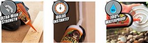 Gorilla Sports Gorilla glue Grab Adhesive 290ml 9