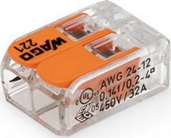 Szybkozłączka WAGO COMPACT 2x4mm² 100-sztuk (221-412) 5