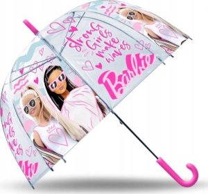 Kids Euroswan Parasolka przezroczysta automatyczna 48cm Barbie BB00011 3
