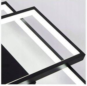 Lampa sufitowa LVT LVT Galaxis Vela 3335 plafon lampa sufitowa z pilotem 90W LED 3000-6500K CCT ściemnialny czarny/biały 29