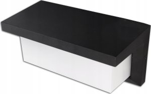 Kinkiet LVT LVT Lagos 7925 kinkiet lampa ścienna ogrodowa IP54 1x12W LED 4000K 840lm z czujnikiem ruchu czarny/biały 3
