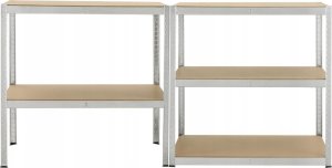 Funfit Metalowy regał 180x100x60 cm 4