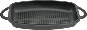 KRISBERG BRYTFANNA ŻELIWNA Z PATELNIĄ GRILL 3.8L 31CM KRISBERG KS-2570 7