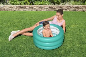 Triton Dmuchany Basen Brodzik dla dzieci 2+ Niebieski BESTWAY 70x30cm 7
