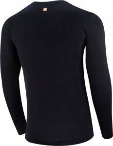 Brubeck LS1414M Koszulka męska z długim rękawem OUTDOOR WOOL PRO czarny XXL - GÓRY 14 4