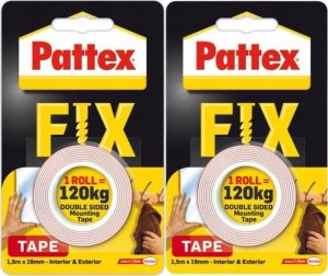Pattex Pattex Kleben statt Bohren doppelseitiges Klebeband, Blister 6
