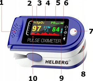 Pulsoksymetr Tech-Protect MEDYCZNY PULSOKSYMETR NAPALCOWY PULSOMETR 3