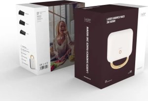 Opiekacz Lauben Sandwich Maker 3in1 900WW 25