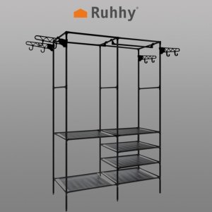 Ruhhy Wieszak na ubrania- podwójny 22671 7