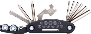 Bicycle Gear Zestaw narzędzi rowerowych 14 elementów w etui Bicycle Gear 8