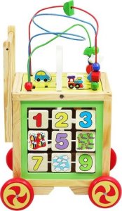 Kruzzel Pchacz drewniany- Kostka edukacyjna (22606) 7