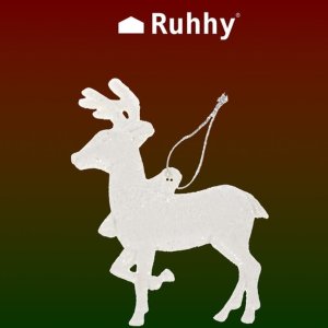Ruhhy Bombki choinkowe- renifery 9szt. Ruhhy 22517 6