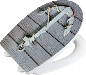 Deska bidetowa Wenko Deska sedesowa ROPE, Thermoplast, 9