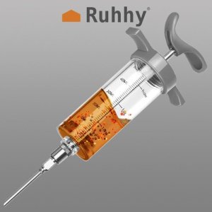 Ruhhy Nastrzykiwarka do mięsa + 3 igły Ruhhy 23055 3