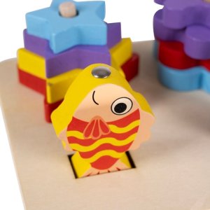 Kruzzel Sorter drewniany- łowienie rybek (22565) 5