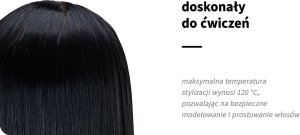Activeshop Główka treningowa fryzjerska Gabbiano WZ2 syntetyczne włosy, kolor 1H, długość 24" 8