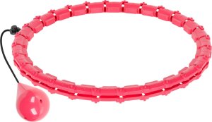 Rebel Smart Hula Hop odchudzające koło z wypustkami i obciążeniem 50cm, różowe, REBEL ACTIVE 3