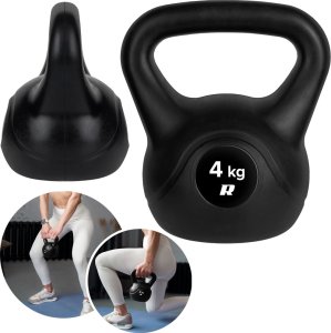 Kettlebell Rebel Active bitumiczny 4 kg 4