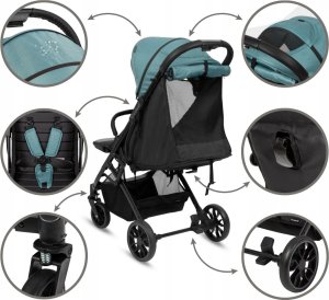 Wózek Kidwell KIDWELL WÓZEK SPACEROWY COLMER ROYAL GREEN 5901130098903 6