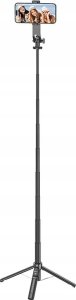 Monopod Hoco HOCO uchwyt selfie z pilotem bezprzewodowym tripod K21 czarny 6