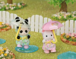 Epoch SYLVANIAN spacer z parasolkami Baby Duo 05748 2