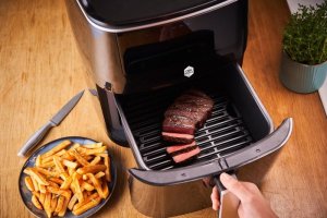 Frytkownica SEB OBH Nordica FW2018S0, Hot air fryer, 6.5 L, 8 person(s), 60 min, Single, Black 10