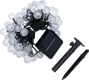 Saska Garden LAMPA SOLARNA OGRODOWA GIRLANDA ŁAŃCUCH SOLARNY 6M 40LED 2