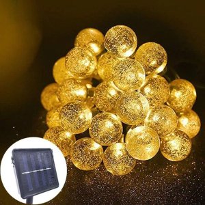 Saska Garden LAMPA SOLARNA OGRODOWA GIRLANDA ŁAŃCUCH SOLARNY 6M 40LED 3
