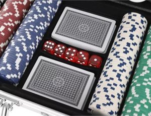 Malatec Poker - zestaw 300 żetonów w walizce HQ 23528 4