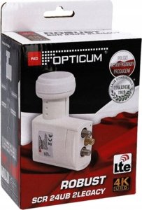 Antena satelitarna Opticum Konwerter SCR 24UB 2LEGACY Opticum Red Robust 2