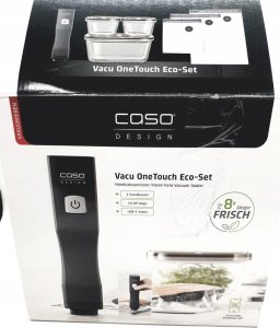 Caso | Vacu OneTouch Vacuum sealer Eco-Set* | czarny 7