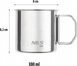 Nils Extreme NILS NC1762 ZESTAW CZTERECH KUBKÓW ZE STALI NIERDZEWNEJ 2