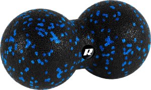 Rebel Active Zestaw wałek do masażu, mini roller, 2 piłki, 2 duoball-e, 6 elementów, kolor czarno-niebieski, materiał EPP, Active 5