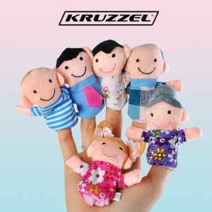 Kruzzel Zestaw pacynek - 6szt. 22391 4