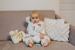 PULP BAMBOO Śpiworek Muślinowy letni z nogawkami -Misie 0,5 TOG od 1r. do 2,5lat 7