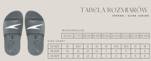Speedo Klapki basenowe antypoślizgowe dla dzieci Speedo Slides rozmiar 34,5 3