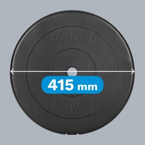 Rebel Obciążenie bitumiczne 20kg, otwór 31mm, talerz klasyczny, REBEL ACTIVE 6