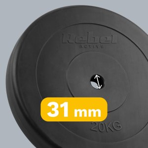 Rebel Obciążenie bitumiczne 20kg, otwór 31mm, talerz klasyczny, REBEL ACTIVE 7
