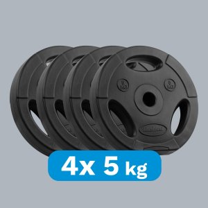 Rebel Zestaw obciążeń bitumicznych 4x5kg, otwór 31mm, talerz z uchwytami, REBEL ACTIVE 5