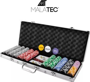 Malatec Poker - zestaw 500 żetonów (23529) 13