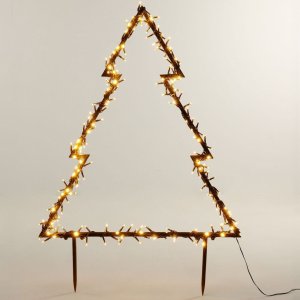 Vilde Choinka świecąca zewnętrzna metalowa 225 LED 100 cm 5