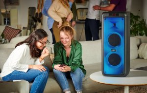 Głośnik BigBen Big Ben Głośnik Bluetooth 2x Mikrofon Party Tower XL Karaoke Podświetlenie LED 600W 8